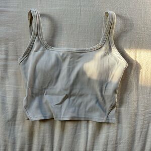 Flattering Cream Tank Top